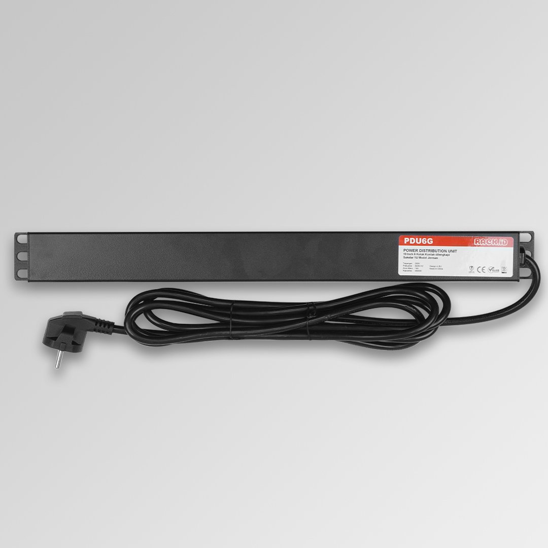 Power Distribution Unit 1U 6 Outlet Germany – P6G image 2